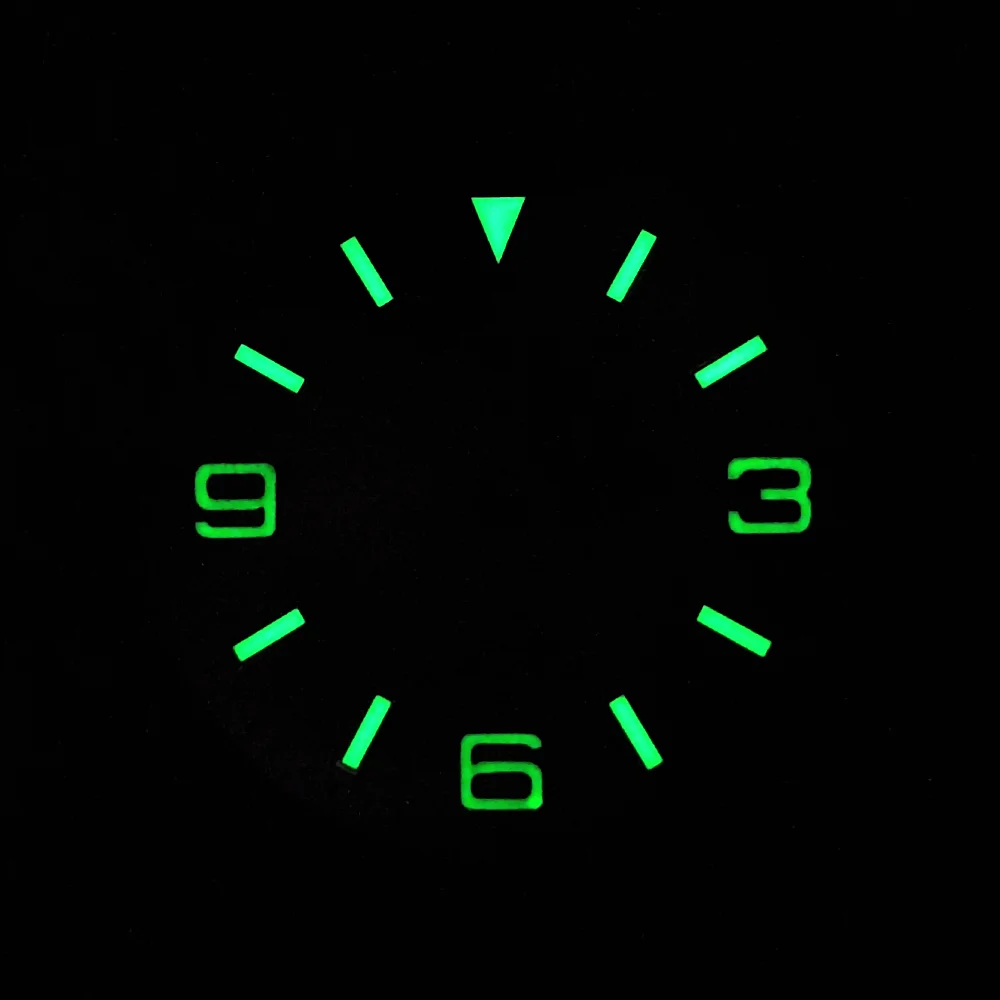 28.5mm 다이얼 NH35 다이얼 그린 루미너스 다이얼 브러시드 다이얼 HN35/NH36 무브먼트 시계 부품 교체 액세서리에 적합