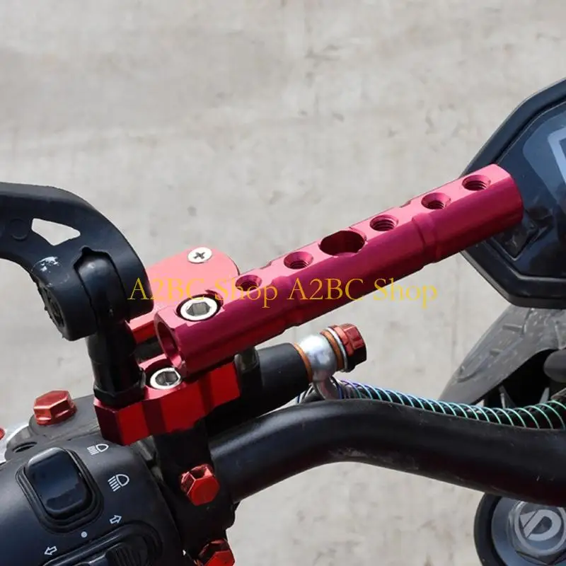A2BC Universal Fit Motorcycle Rearview Mirror Mount Extension Bracket for Most Models