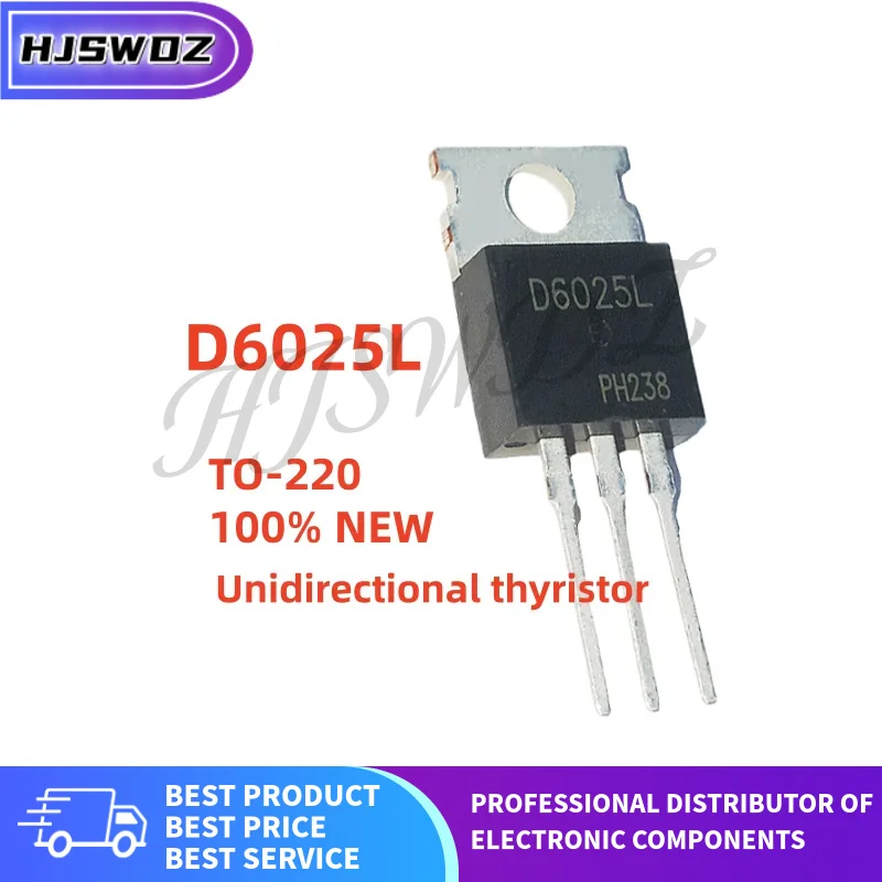 10Pcs/lot New D8025L D401-Y D6020L D8020L D6025L D6015L Unidirectional thyristor TO-220