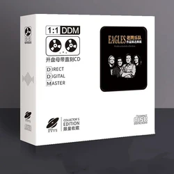 Rock Eagles Don Henley Music CD Greatest Hits Album Hotel California 2pcs Music Record Cosplay Walkman Car Soundtracks Box Gifts