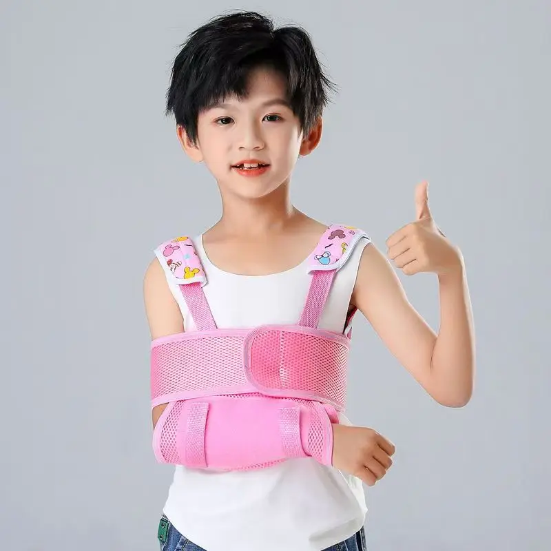 Children'S Forearm Sling Breathable Wrist Fracture Fixation Strap Shoulder Dislocation Support Brace