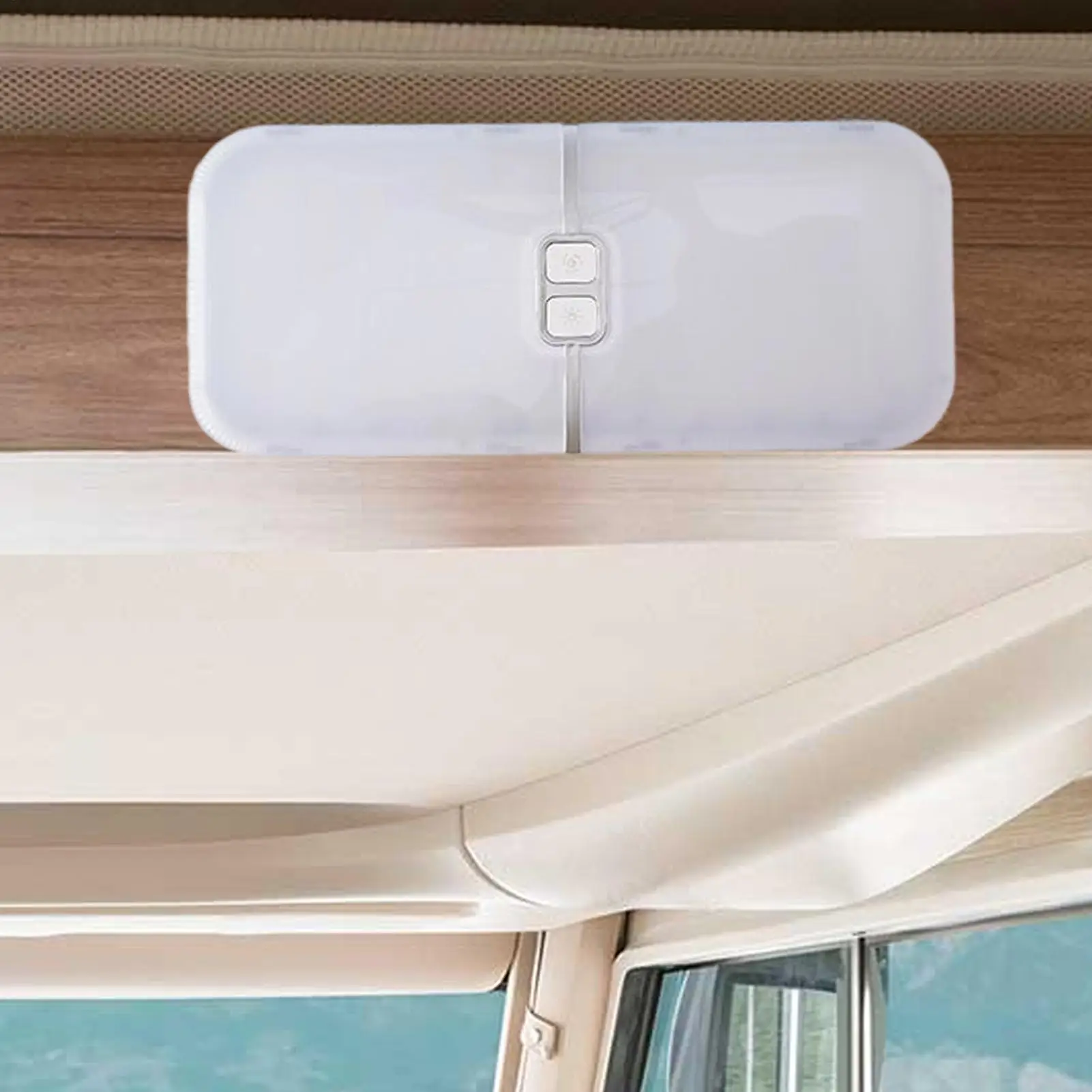 

Светодиодные фонари для автофургонов Внутренние светодиодные фонари Внутренние светильники для автофургонов 12–30 В с регулируемой яркостью, тройная цветная лампа для транспортных средств