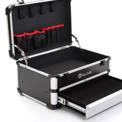 Drawer Aluminum Alloy Tool Bags Flight Case Tool Storage Organizer Box Safety Equipment Instrument Large Space Warehouse Garage