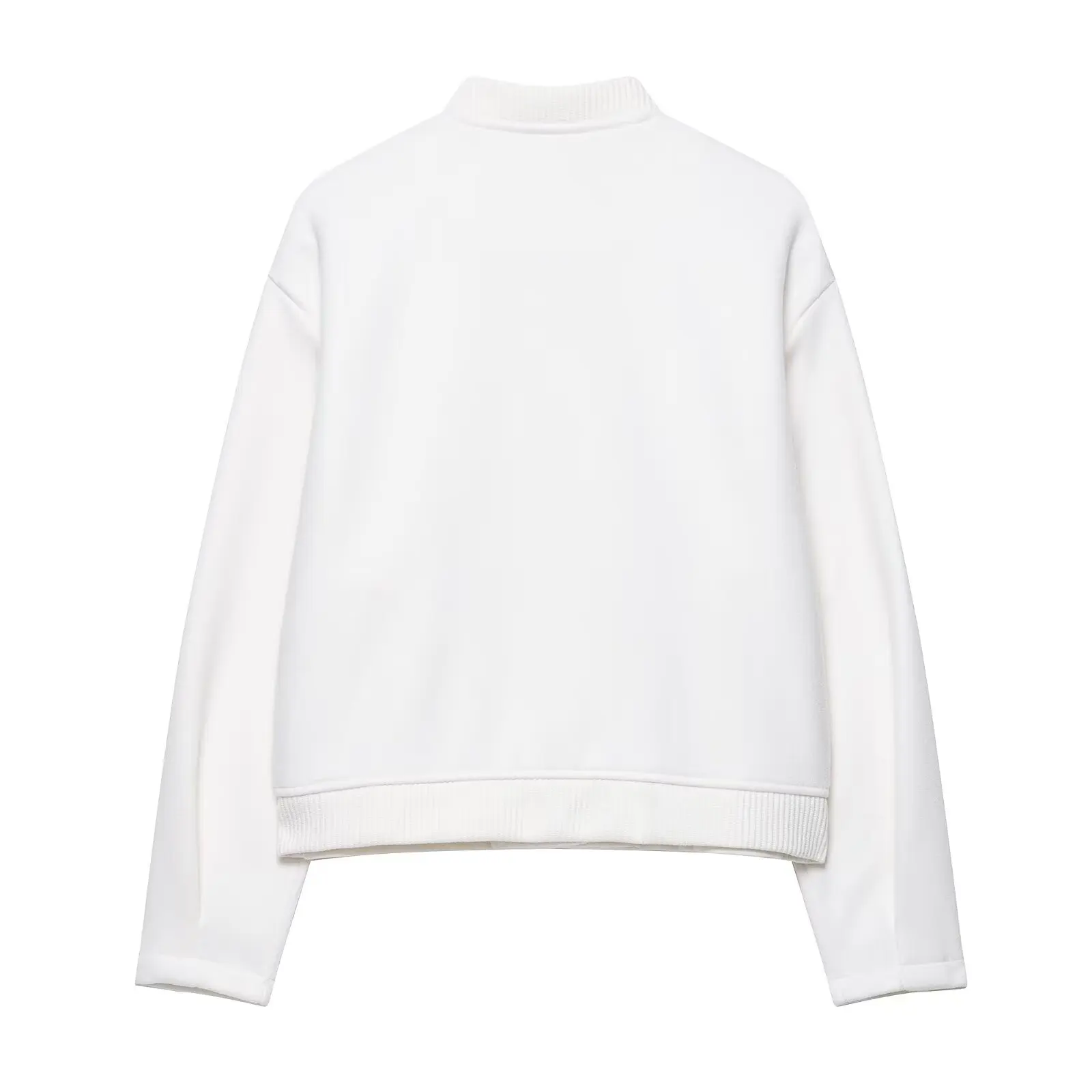 BSAY casual simple solid color women's autumn new item 2025 gold single row button loose soft pilot jacket