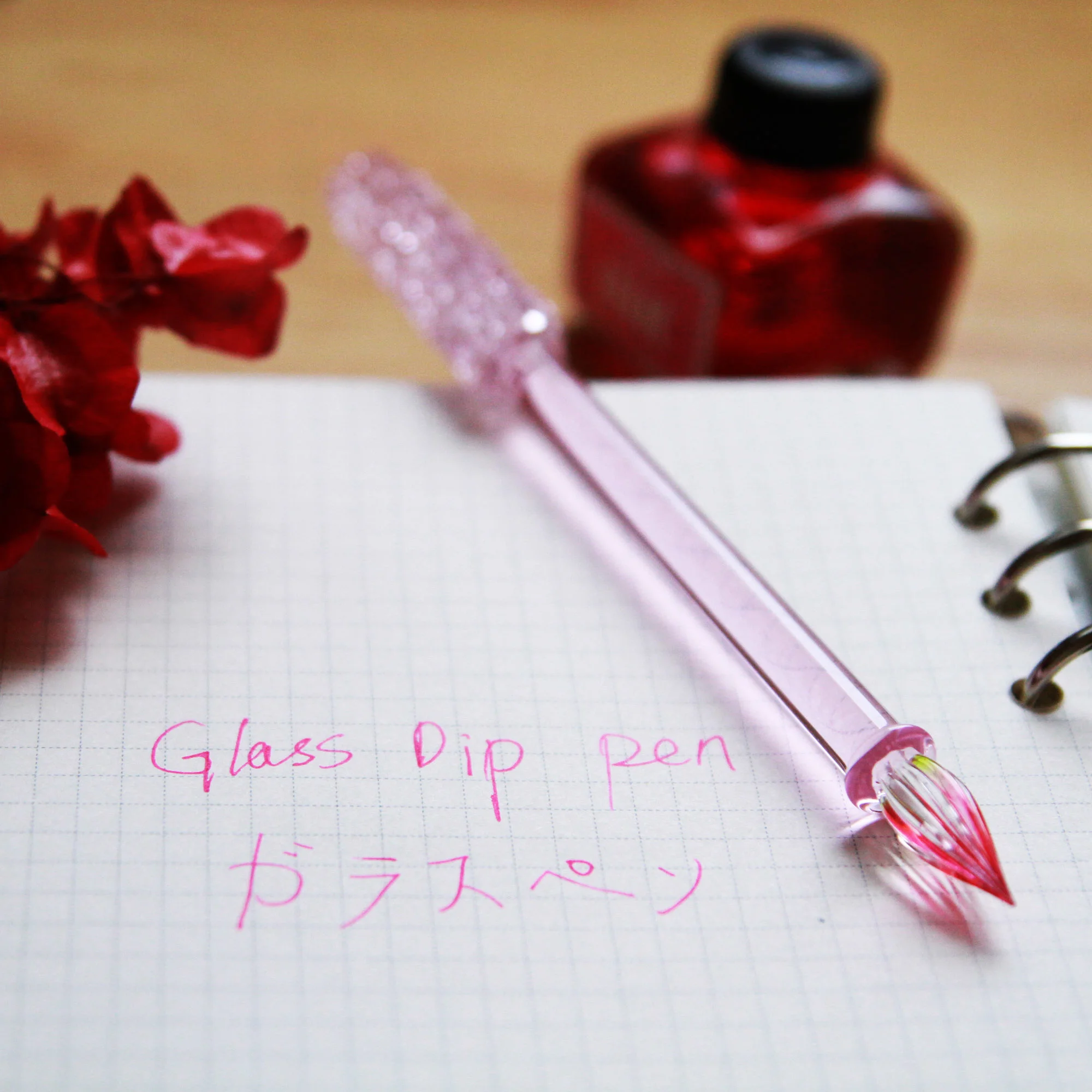 Collection Colors  Transparent Crystal Glass Dip Pen[ Creative Gifts