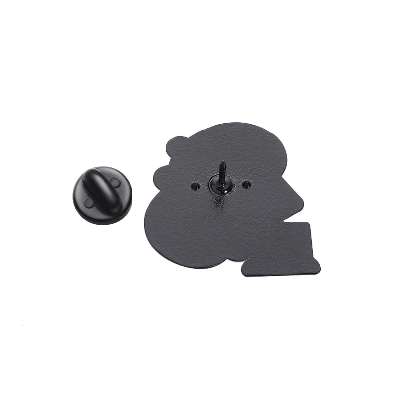 لطيف كابيبارا المينا دبابيس موضوع مخصص الطلاب الرياضيات دبابيس التلبيب شارات الملابس مجوهرات بأشكال حيوانات هدية للأطفال الأصدقاء #4