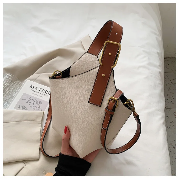 2024 new South Korea fashion casual female shoulder bag retro bucket bag casual trend women handbag designer bags luxury