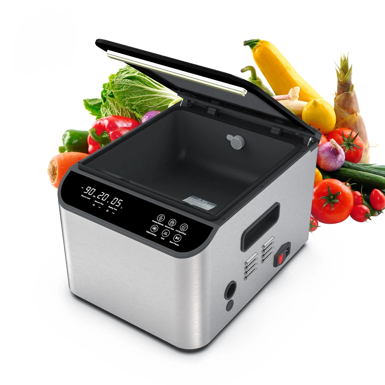 Chamber Vacuum Sealer Kitchen Food Commercial Vacuum Sealer for Food Saver Smart 2 in 1 Home&Commercial Using