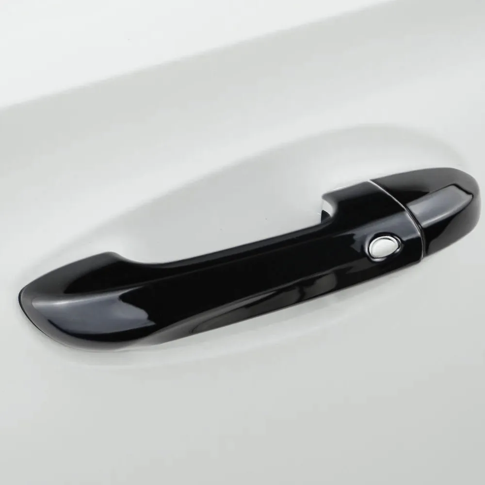LHD Carbon Fiber Car Door Handle Cover Sticker Exterior Mouldings for MG4 MG 4 EV 2022 2023 2024 ACC.