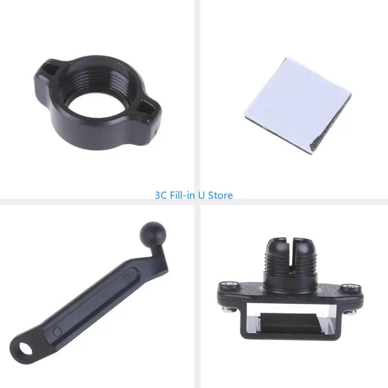 G8ta Walkietalkieバイクブラケットオートバイマウント調整束自転車ホルダー