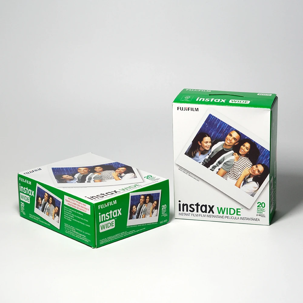 Película Fujifilm Instax Wide de 300 mm, Papel Fotográfico de 5 Pulgadas para Cámara Fujifilm, Papel Fotográfico Wide para Impresoras Fuji Wide EVO/400/210/Wide