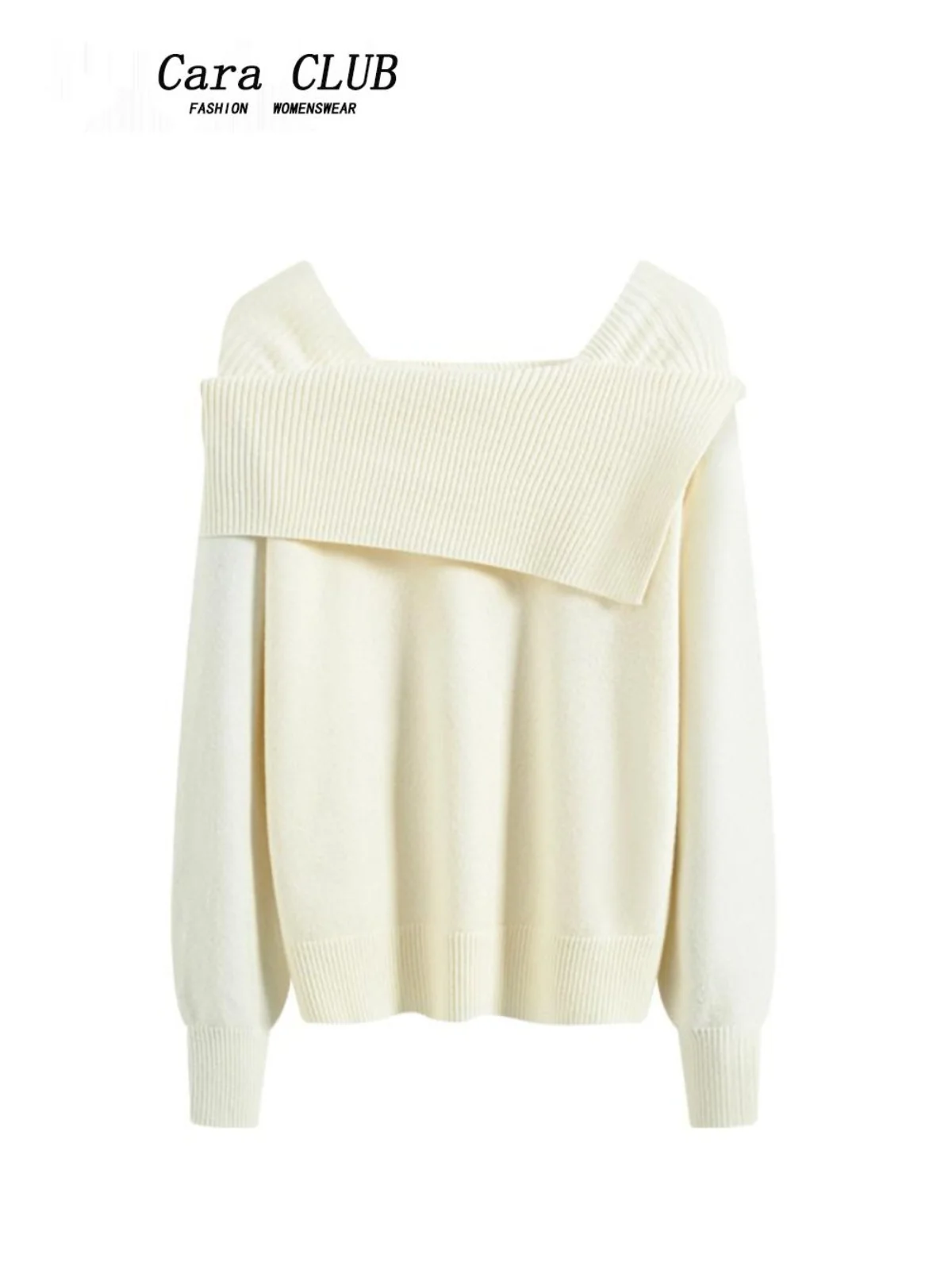 

CaraCLUB plus Size Long Sve Knitwear Women's Spring Faionable Belly Cover Slimming Top Korean Sle Loose Fit Daily Wear...