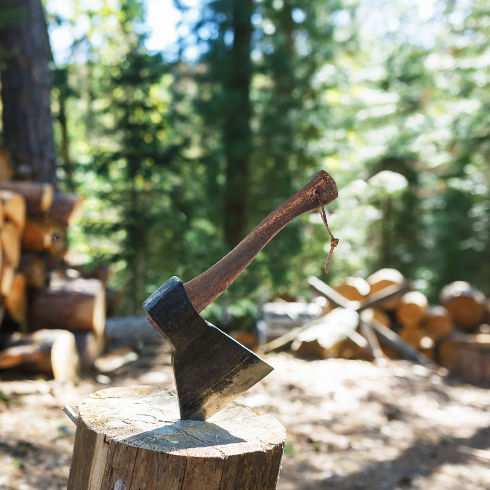 Manico di ricambio per tritare in legno corto per maniglie per trampoli di kit vichingo in legno