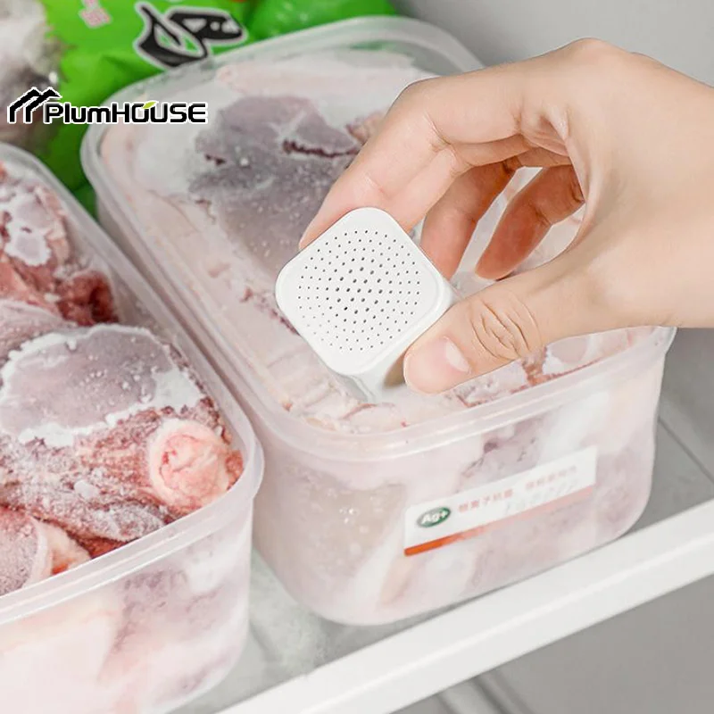 Caja de eliminación de olores para refrigerador, bolsas de purificación de carbón activado, reducción de formaldehído, juego de herramientas desodorizantes asépticos para el hogar, 6 uds.