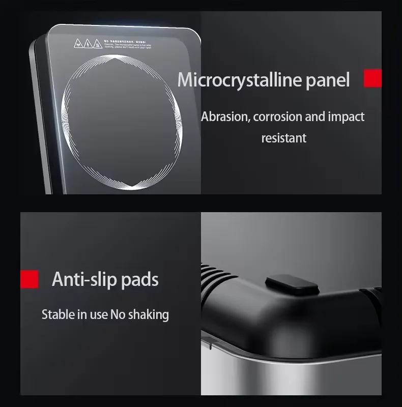 저렴한 가격 단일 밥솥 110V/220V 3500W 휴대용 전기 스토브 51mm 두께 상업용 유도 밥솥