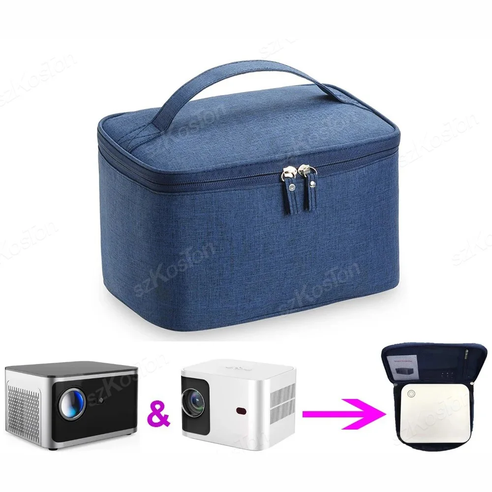 Smartldea HY350 Projector Bag Also for Cube Shaped Projector As TD91 Carry Bag Thick Pearl Cotton Projector Storage Travel Bag