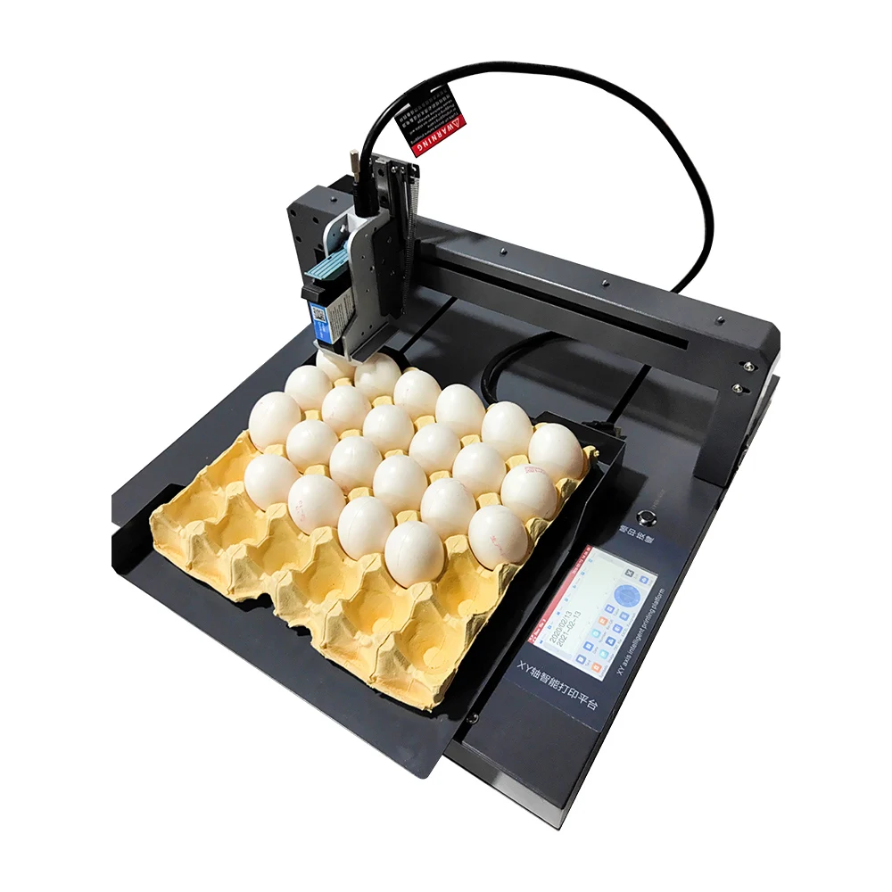 Kelier Food Packaging and Eggs Industrial Inkjet Printer Marking Inkjet Printer Coding Machine for Egg