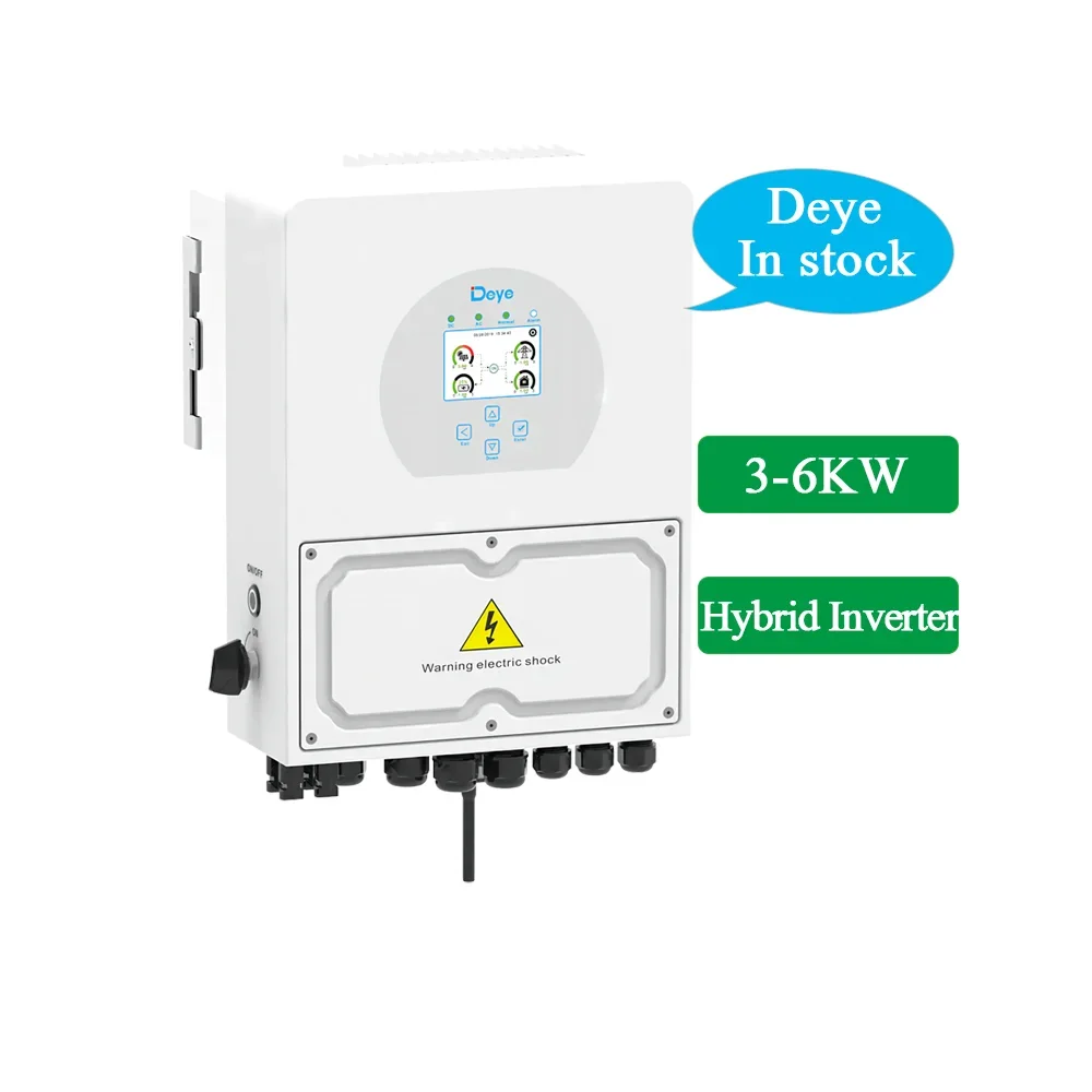 

Latest Deye 3.6kw 5kw 8kw 12kw Deye Single Phase 48v Hybrid Solar Inverter for residential hybrid solar system