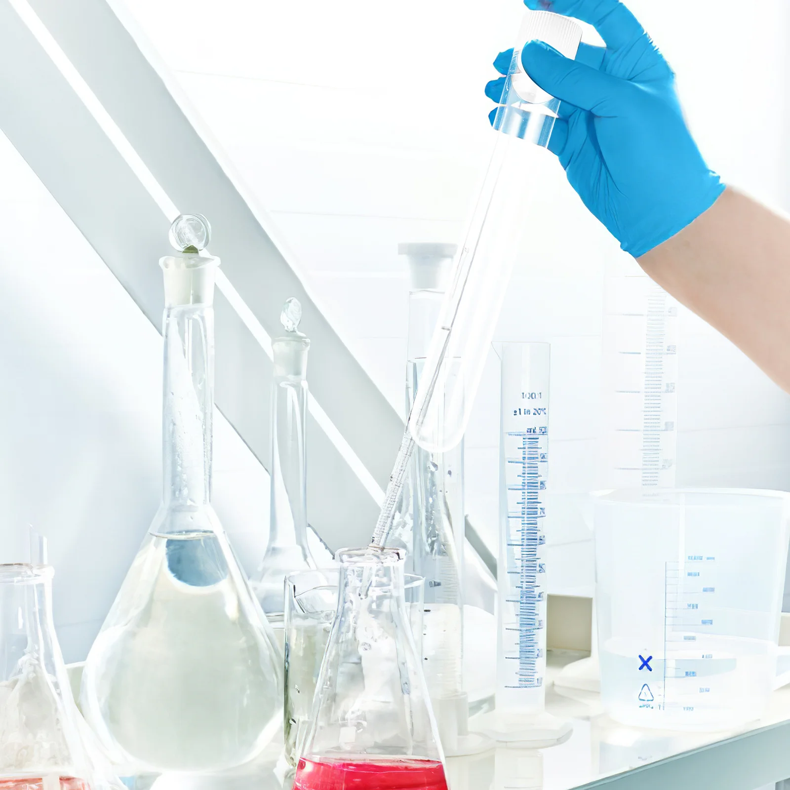 

50 Pcs Laboratory Test Tube Small Tubes Medium Clear Bottle with Lid Packaging Cork