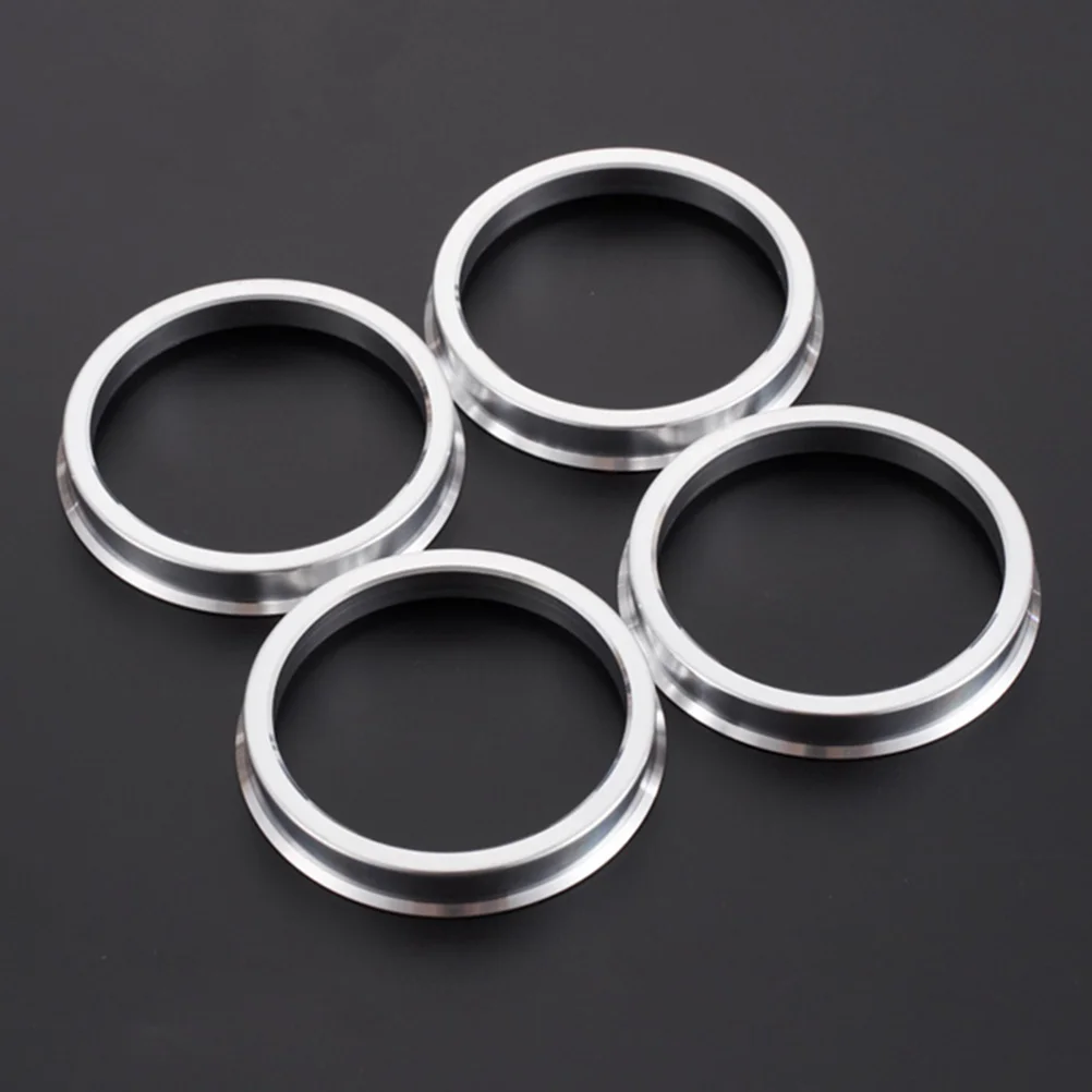 

4pcs Hub Centric Rings 66 45 to 57 1 Wheel Centering Adapter for Car Rims Reducer Bore Ring Hardness Decor Exterior