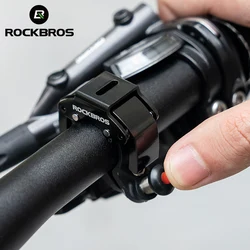 ROCKBROS Bicycle Bell Stainless Steel Cycling Horn Anti-theft Alarm Horn Handlebar Bell Classic Ring MTB Road Bike Accessories