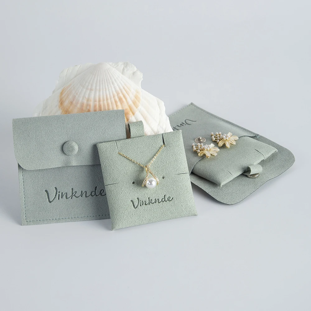 

Сумка для ювелирных изделий из микрофибры с логотипом для серег, колец, ожерелья со вставкой для карточек, органайзер для путешествий, сумка для ювелирных изделий