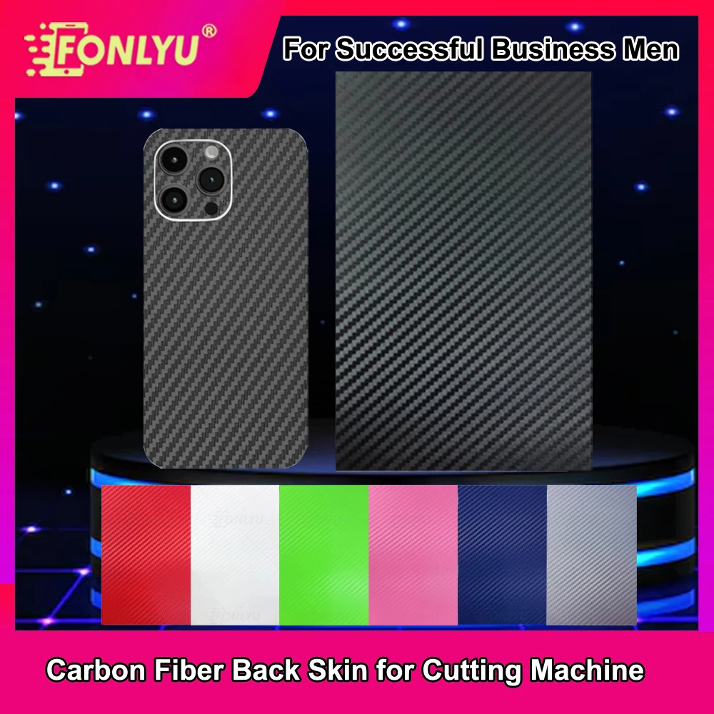 

FONLYU 3D Carbon Fiber Back Film Screen Protector Phone Sticker For Unlocked Hydrogel Blade Cutting Machine DIY Cutter Plotter