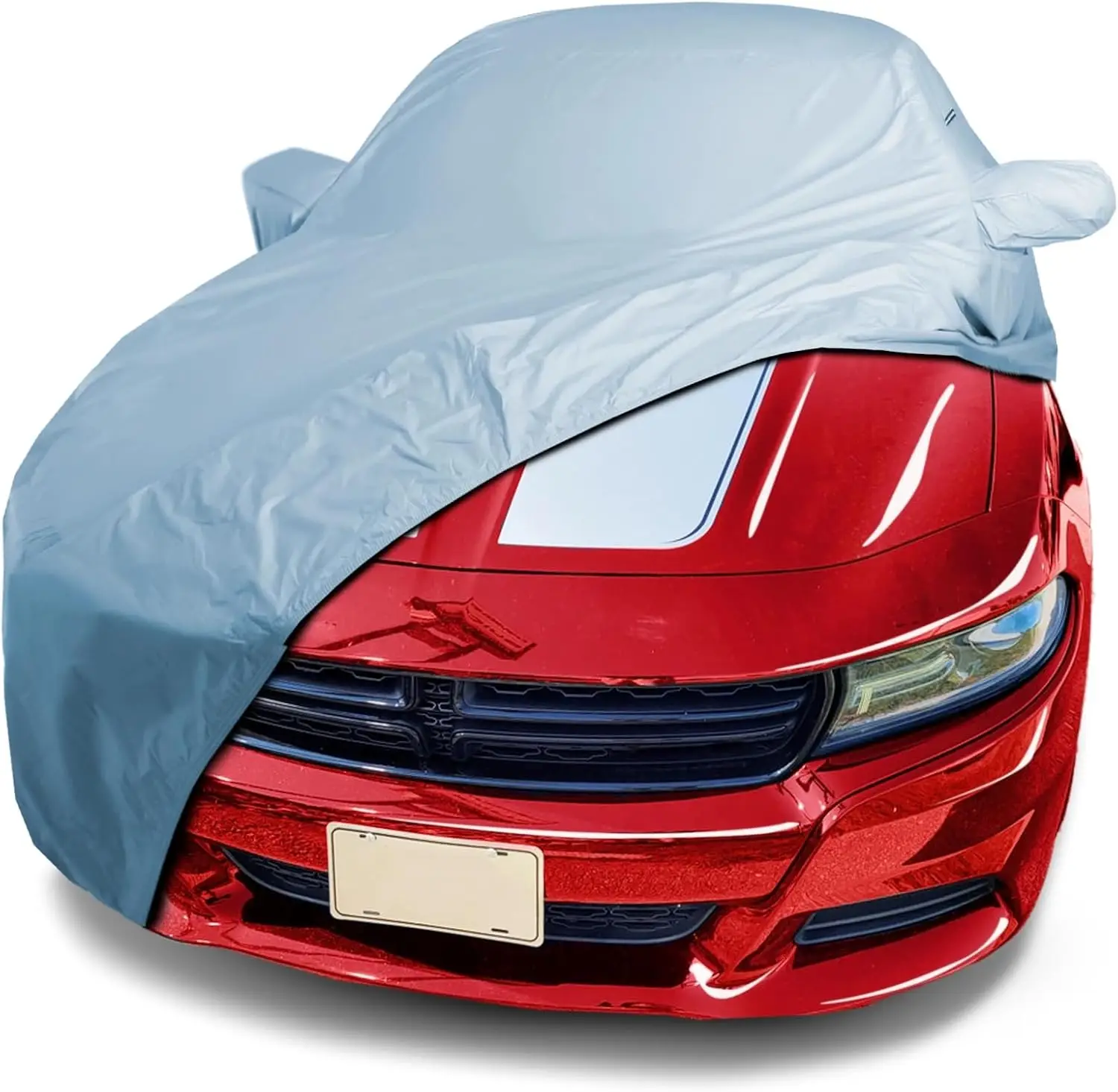 

Custom Fit Car Cover for Dodge Charger 2006-2023 Heavy Duty Waterproof All-Weather Indoor Outdoor UV Snow Protection with Straps and Storage Bag
