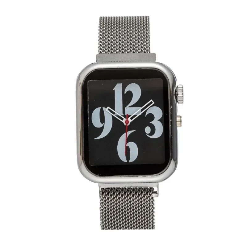 Quartz Square Magnet Mesh Strap Watch, relógio não inteligente para homens e mulheres, relógio estilo esportivo, drop shipping, marca