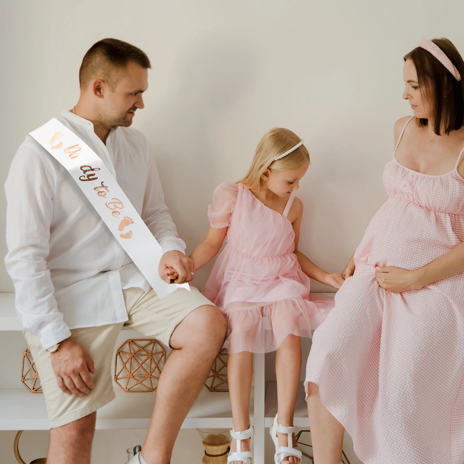

Dad to be Sash Baby Shower Decorations Expectant Father Gifts Party Supplies Daddy Sash Boy Theme Celebrations