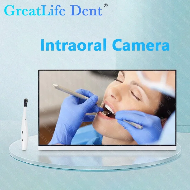 

GreatLife Dent 24'' HD Oral Camera 12 Million Pixel for Dentist Professional Dental Oral Endoscope with 6 LED Lights DA-MC03