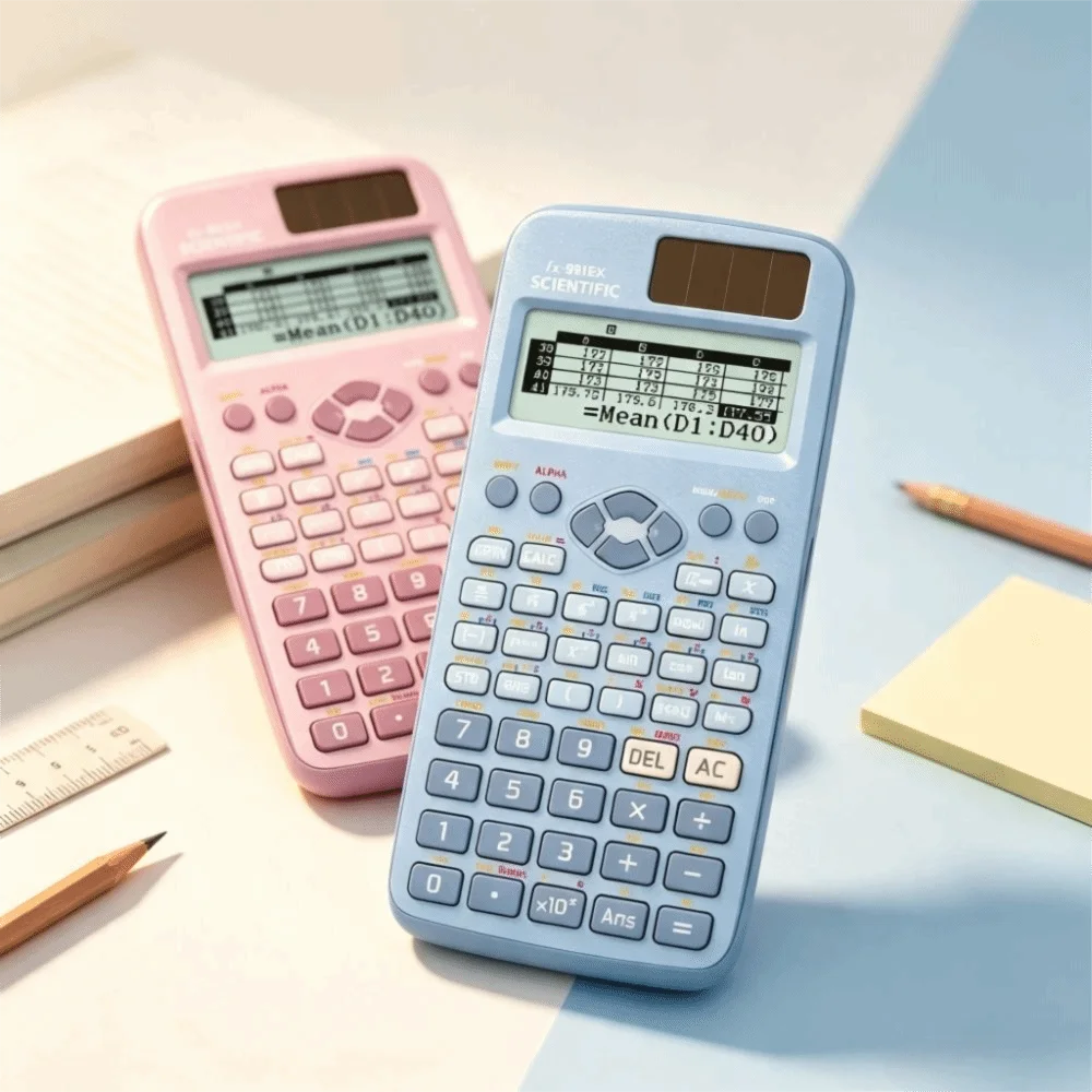 552 Functions Scientific Calculator Writing Tablet Complex Statistics Multifunctional Calculator Matrix Vector with Pen