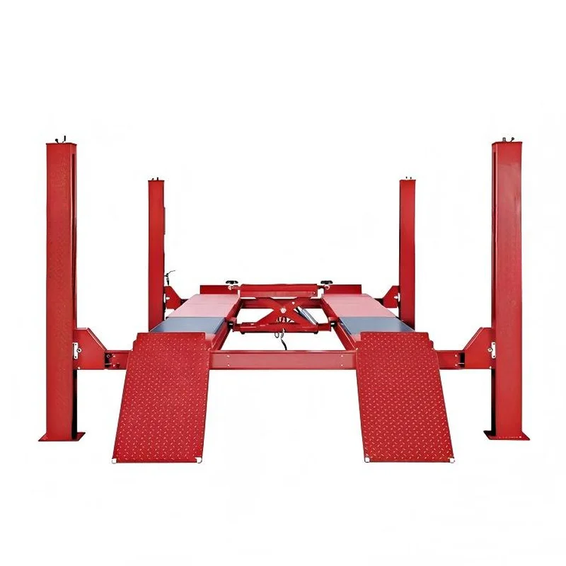 PrimeSelect Tricar Hot Selling 00Kg Hydraulic Four Post Car Lift High Quality  Auto Hoist 4 Wheel Alignment Automo