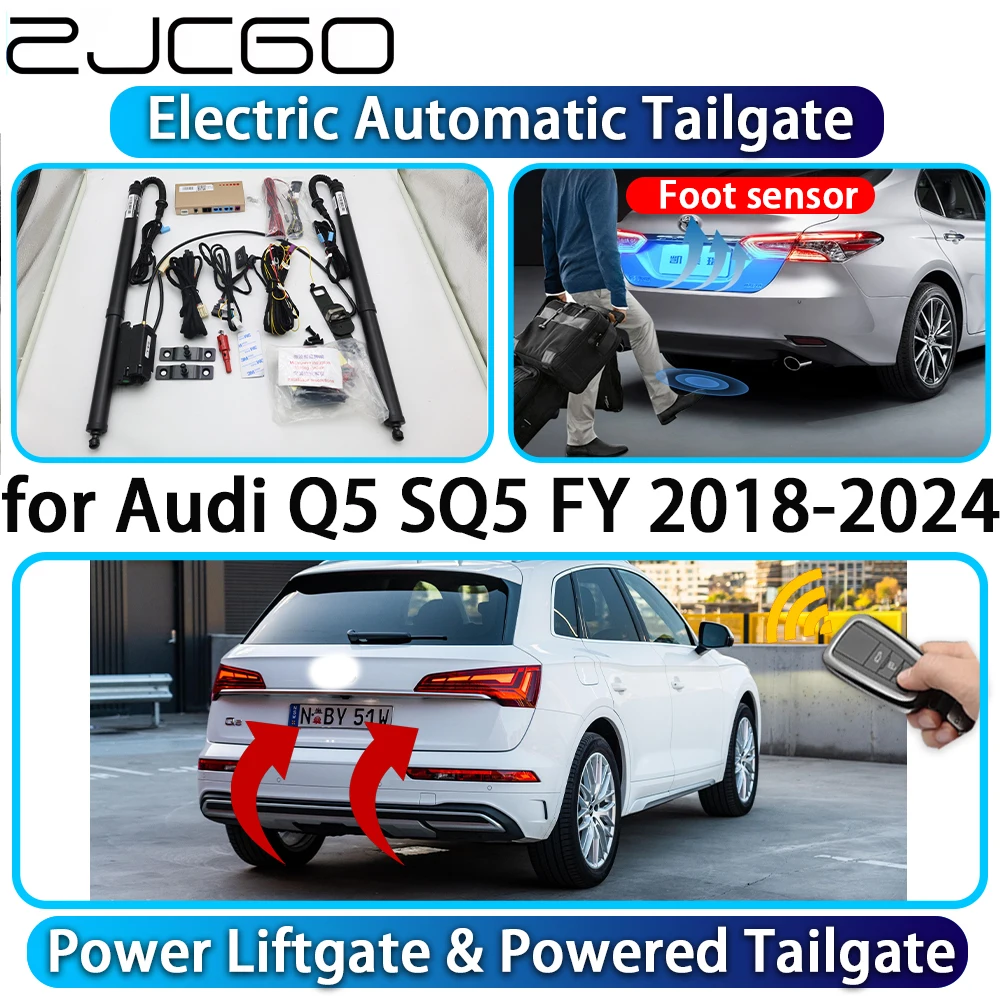 

ZJCGO for Audi Q5 SQ5 FY 2018-2024 OEM Automatic Power Liftgate Powered Tailgate Intelligent System Car Trunk Control Lift Kit