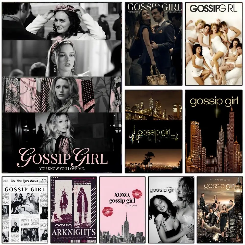 stylish drama G-Gossip Girl Poster Modern Home Decoration Interior Design & Contemporary Wall Art Collection