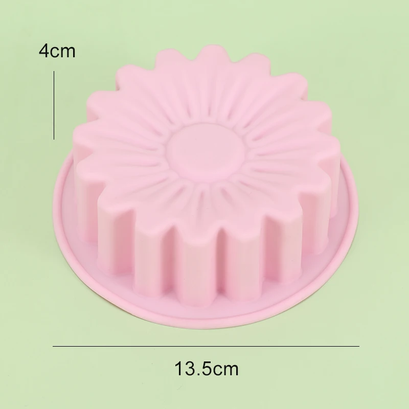 창의적인 DIY 설탕 공예 케이크 식물 폴더 실리콘 금형, 퐁당 금형, 수제 비누 몰드 케이크 장식 도구, 주방 도구
