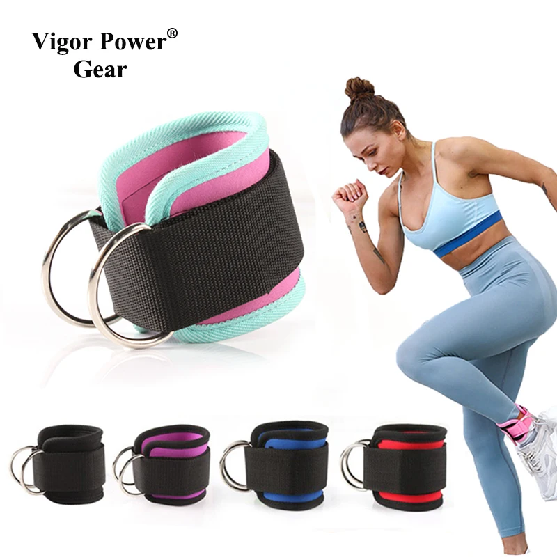 

Fitness Cable Ankle Straps for Cable Machines Ankle Support Padded D-Ring Resistance Training Ankle Cuffs For Leg Glute Exercise