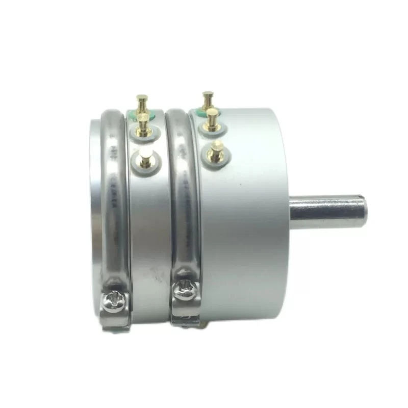 Conductive plastic potentiometer, dual 2WDD35D4 1K 2K 5K 10K linear 0.1% angular displacement