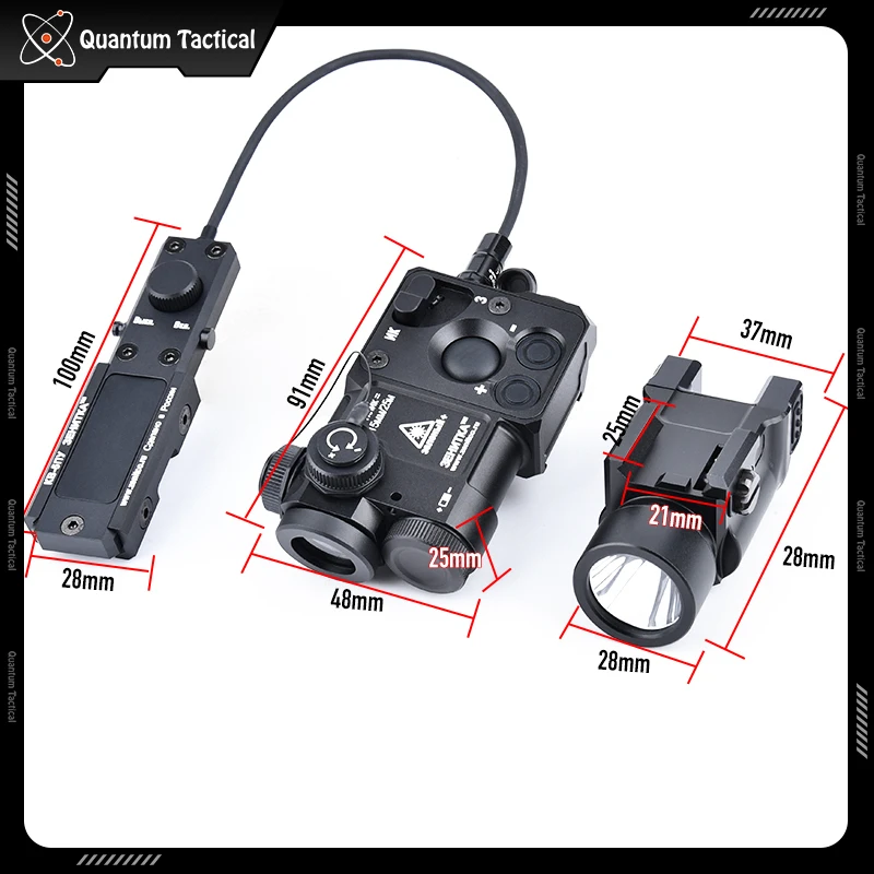 Zenitco Perst-4 apuntador táctico IR con linterna metálica - imagen 2