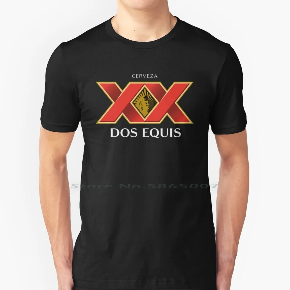 Best Classic Dos Equis Design Essential 100% Cotton T Shirt Beer Busch Light Yuengling Whiskey Wine Casamigos Tequila Bacardy