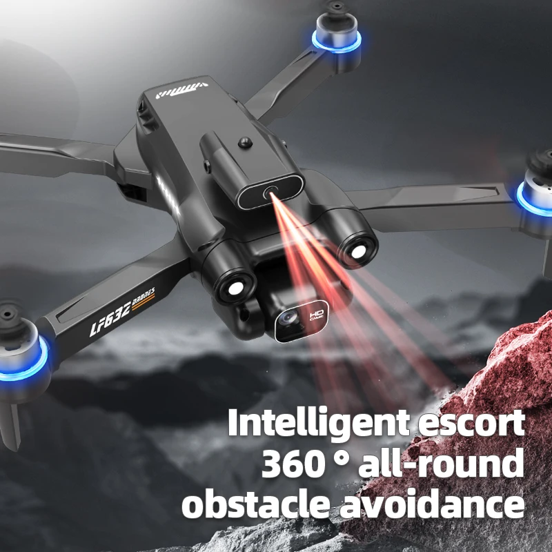 Professional 8K FPV Drone with 4K HD Camera Obstacle Avoidance Foldable RC Quadcopter Aerial Photography UAV Remote Control Toys