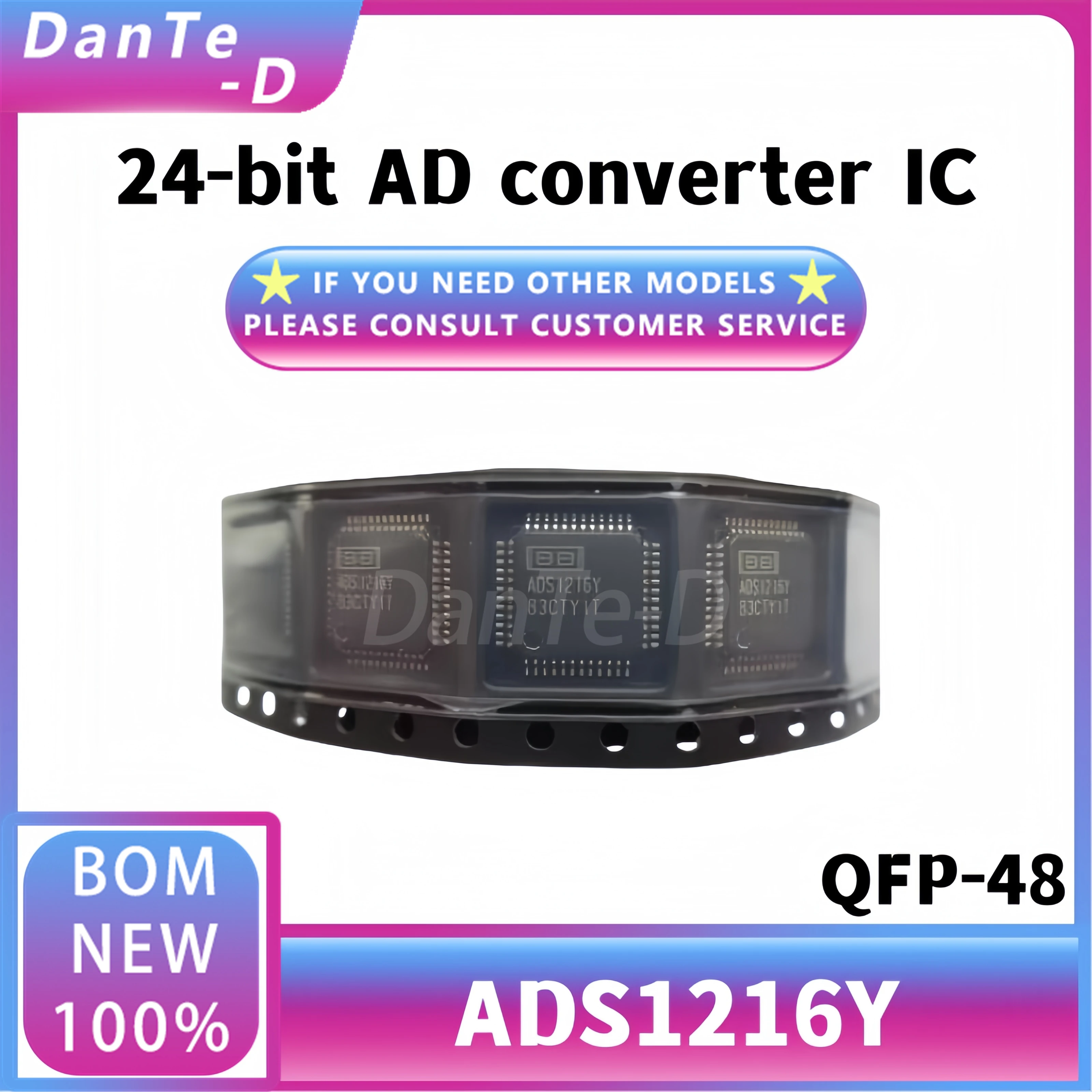 ADS1216Y new 24-bit AD converter IC ADS1216Y 250 TQFP-48