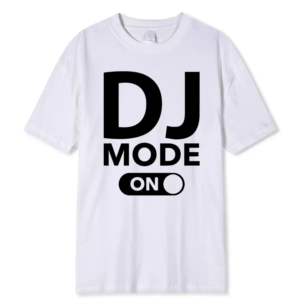 Dj Mode T-shirt Men Women O-Neck Streetwear Breathable Harajuku Graphic Cute Oversized Vintage Printed Daily Casual Unisex Tees