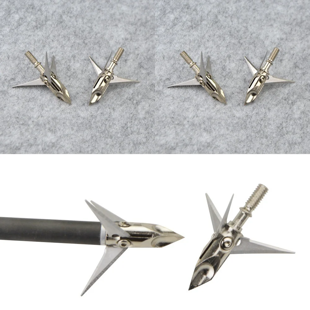 Punte di Freccia da Caccia 12  - Broadheads 100 Grain 3 Blade Hunting recensione e prezzo