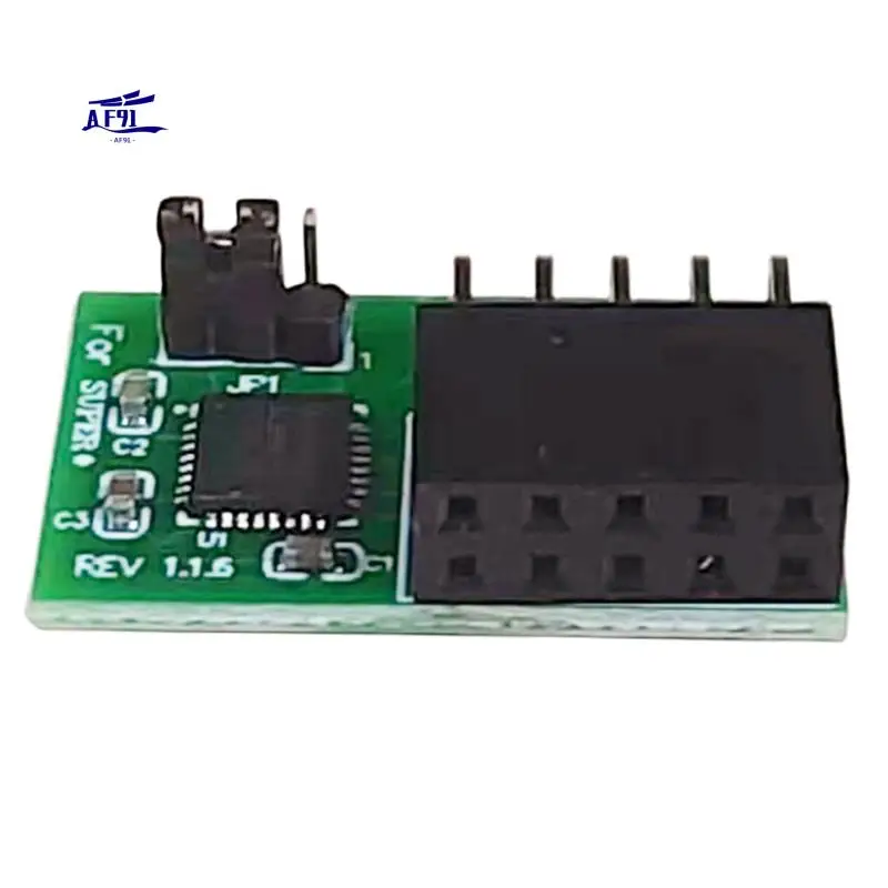 

AF91-10Pin SPI TPM 2.0 Module Trusted Platform TPM 2.0 Horizontal Trusted Platform Module For Supermicro-AOM-TPM-