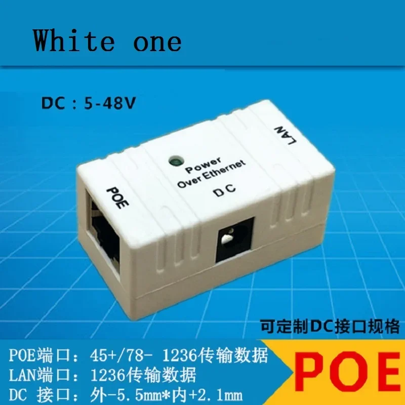 10M/100Mbp Passive POE Power Over Ethernet RJ-45 Injector Splitter Wall Mount Adapter For CCTV IP Camera Networking