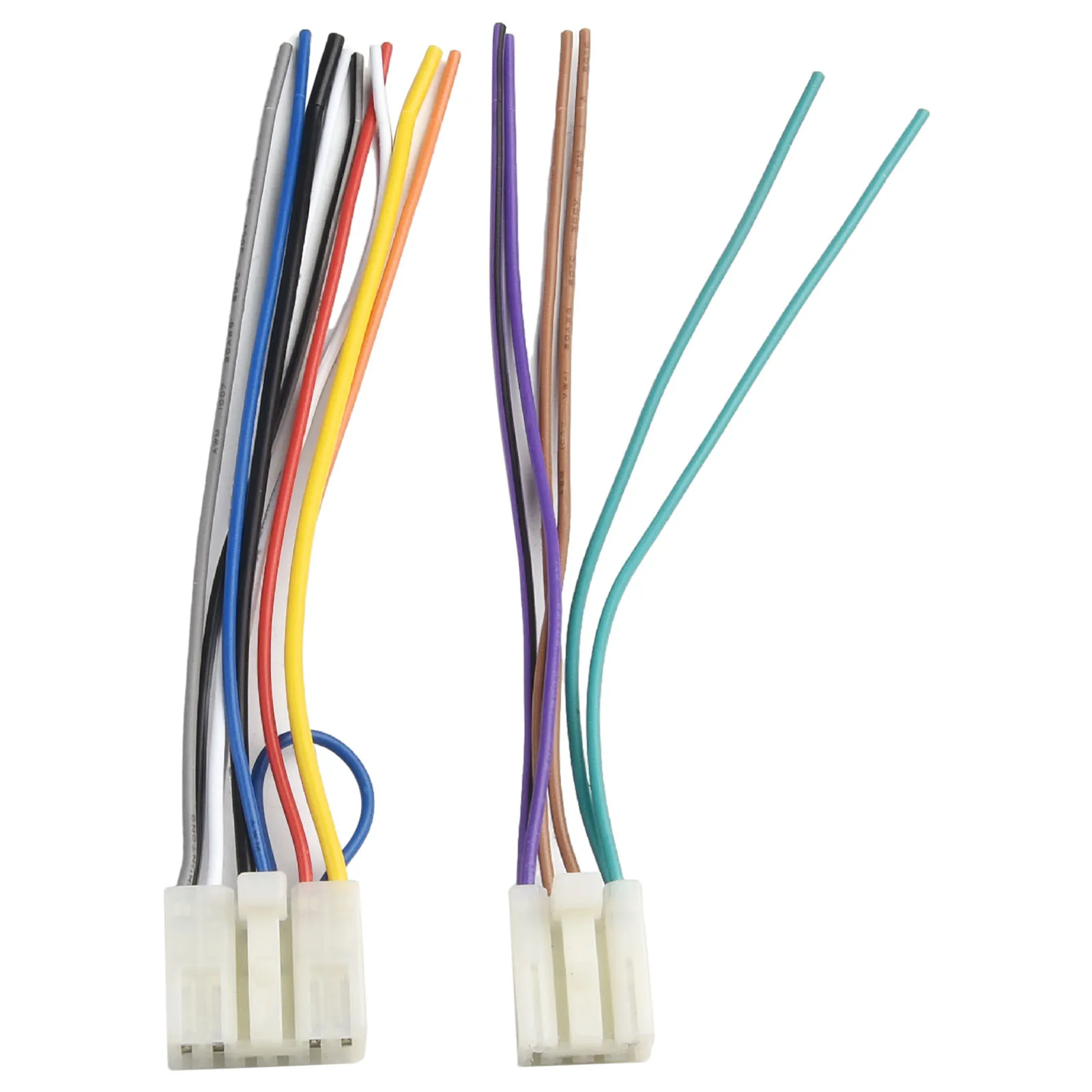 Direct-Connect Stereo Wiring Harness Adapter for Toyota Vehicles with Molded Connectors Matching Original Equipment Layout