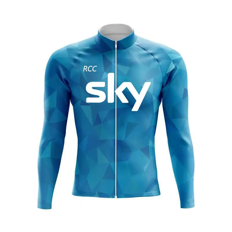 2024 rcc sky Tops Cycling Jersey Long Sleeve MTB Bicycle Clothing Bike Sportswear Sport Clothes Spring / Autumn Outdoor Shirt