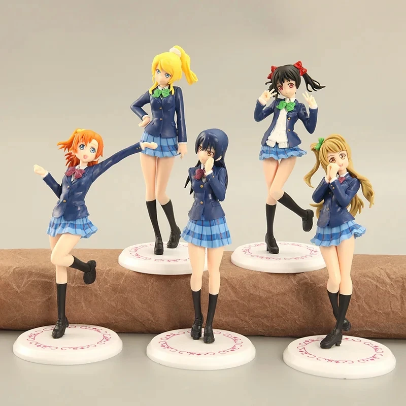 15CM Amine LoveLive! School Idol Project Figure School Uniform Yazawa Model Dolls Nozomi Tojo Toy Gift Maki Nishikino Honoka
