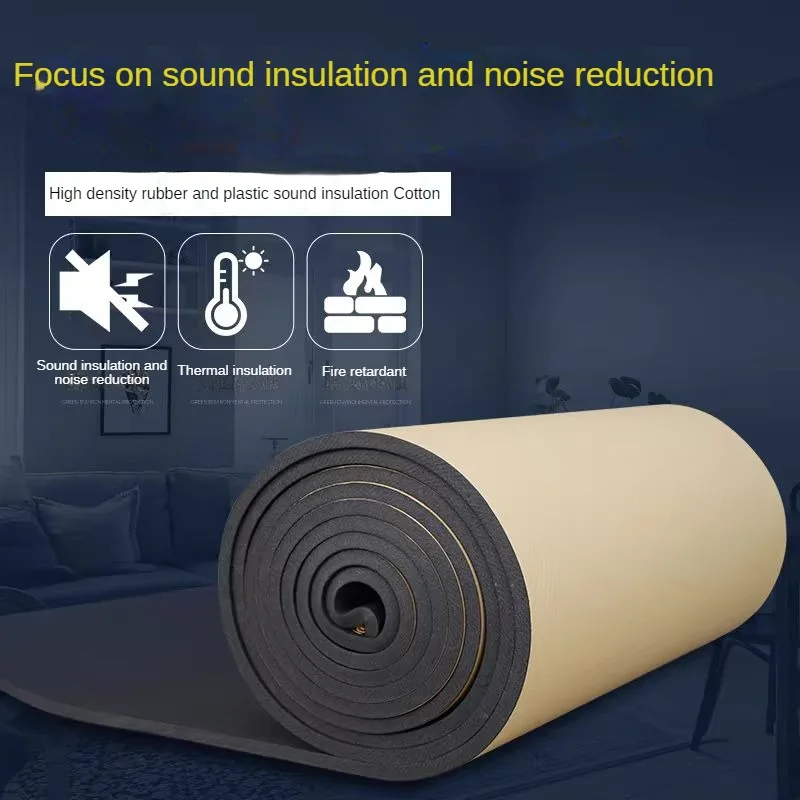 

Self-adhesive Sound Insulation Cotton Anti-noise Heat Closed Cell Foam Sound Proofing Deadening Acoustic Insulation Mat ﻿